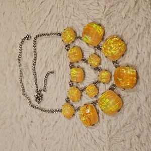 Iridescent Statement Necklace